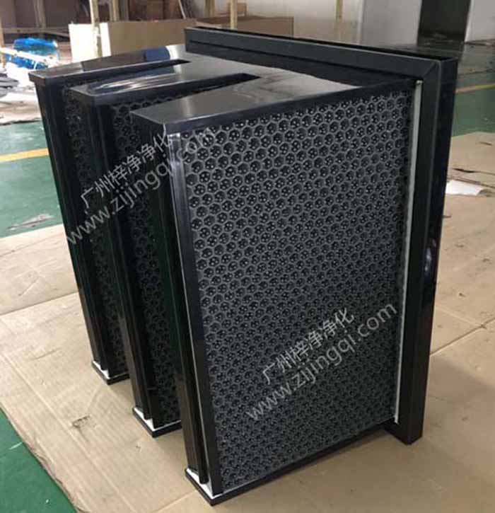 組合式活性炭過濾器濾料—采用顆?；钚蕴拷?jīng)過特殊化學(xué)配方處理